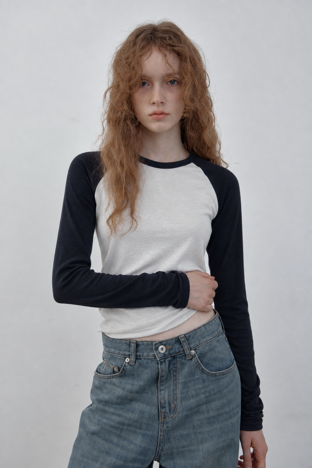 Wool Raglan Tee — View 2