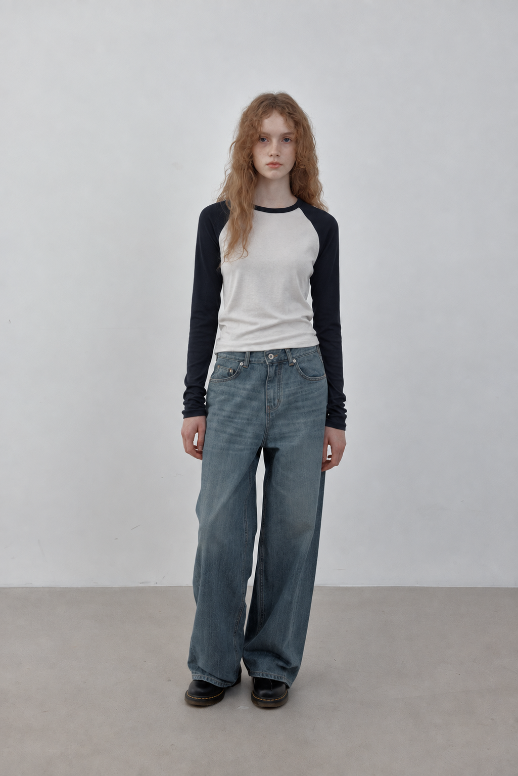 Wool Raglan Tee — View 3
