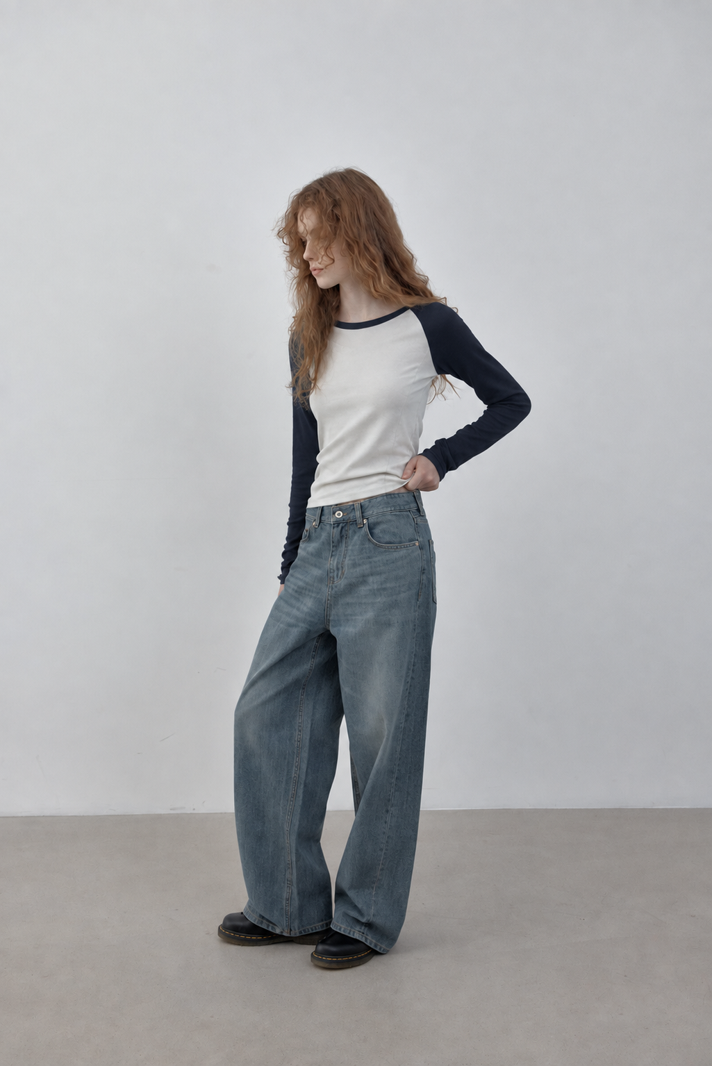 Wool Raglan Tee — View 4
